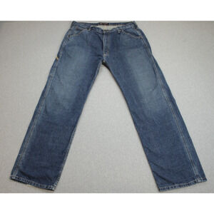 Polo Jeans Ralph Lauren 36 x 32 Blue 100% Cotton Carpenter C-5 Wide Leg Y2K